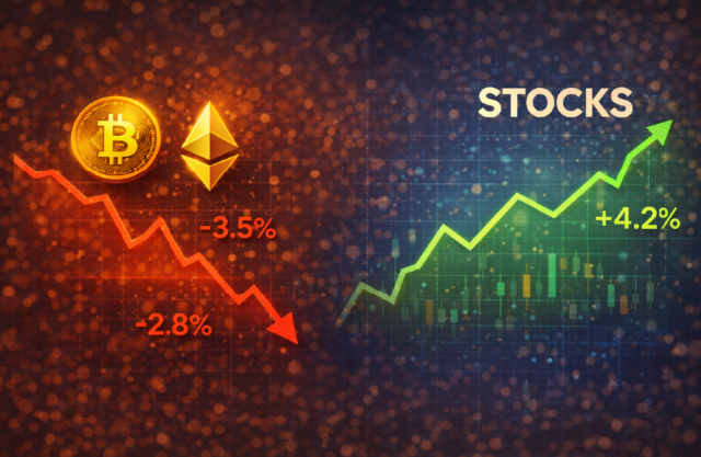 Digital студия Бюро Невозможного Москва | Инвесторы выводят капитал из крипто-ETF в международные акции: сигнал слабости или ротация капитала?
