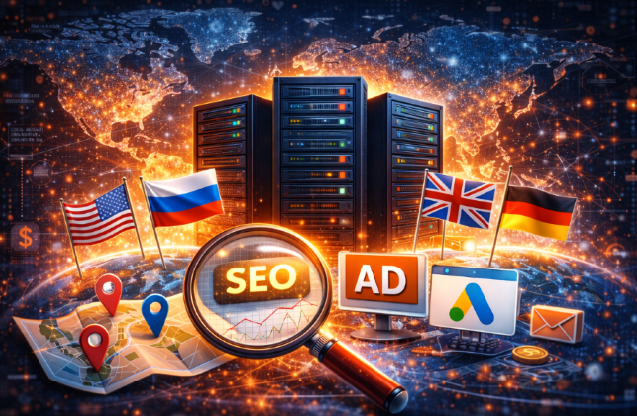 Digital студия Бюро Невозможного Москва | VPS в разных странах: как локация сервера влияет на SEO и рекламу