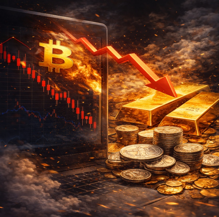 Digital студия Бюро Невозможного Москва | Майкл Бэрри: падение BTC заставляет институционалов распродавать золото