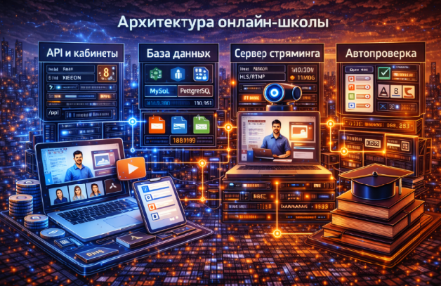 Digital студия Бюро Невозможного Москва | VDS 2026 для EdTech-платформ и онлайн-школ: видеостриминг, тестирование и пиковые нагрузки