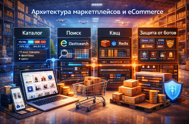 Digital студия Бюро Невозможного Москва | VPS 2026 для маркетплейсов и eCommerce: каталоги на 1 млн товаров, кэширование и защита от ботов