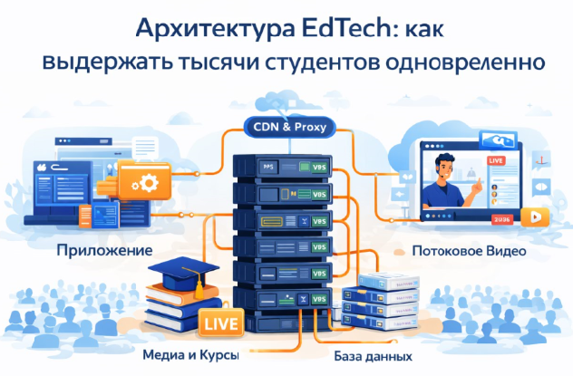 Digital студия Бюро Невозможного Москва | VPS 2026 для платформ онлайн-обучения и вебинаров: потоковое видео, хранение курсов и тысячи пользователей