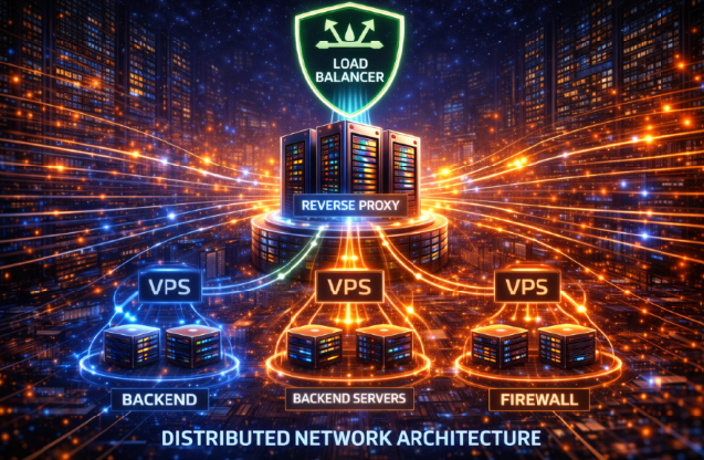 Digital студия Бюро Невозможного Москва | VPS 2026 для распределённых сетевых сервисов: балансировщики нагрузки, reverse proxy и обработка сетевого трафика