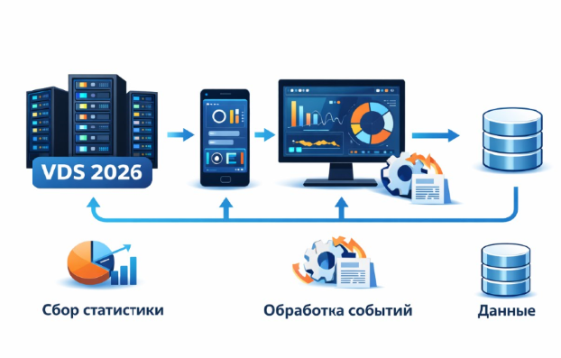 Digital студия Бюро Невозможного Москва | VDS 2026 для сервисов аналитики посещаемости: архитектура сбора данных и эффективная обработка событий