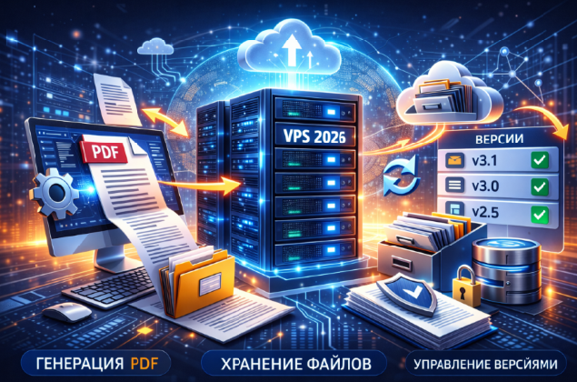 Digital студия Бюро Невозможного Москва | Фабрика документов 2026: Выбираем VDS для рендеринга PDF, хранения архивов и контроля версий