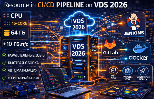 Digital студия Бюро Невозможного Москва | VDS 2026 для CI/CD pipeline серверов: быстрые сборки, runner-инфраструктура