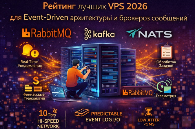 Digital студия Бюро Невозможного Москва | Лучшие VPS 2026 для event-driven архитектуры: обработка событий, очереди и мгновенная реакция сервисов