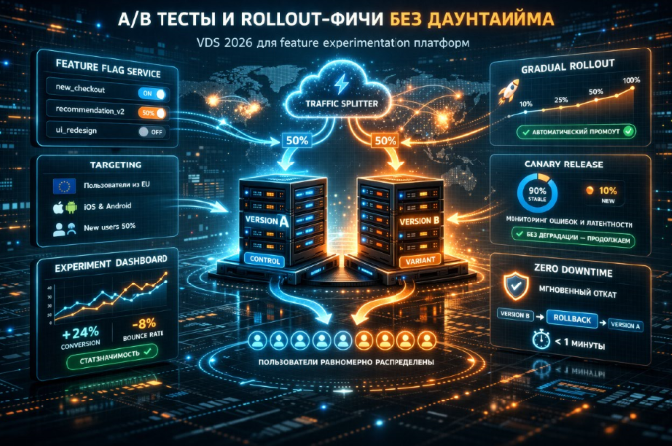 Digital студия Бюро Невозможного Москва | VDS 2026 для feature experimentation платформ: A/B тесты и rollout-фич без даунтайма Digital студия Бюро Невозможного Москва | VDS 2026 для feature experimentation платформ: A/B тесты и rollout-фич без даунтайма
