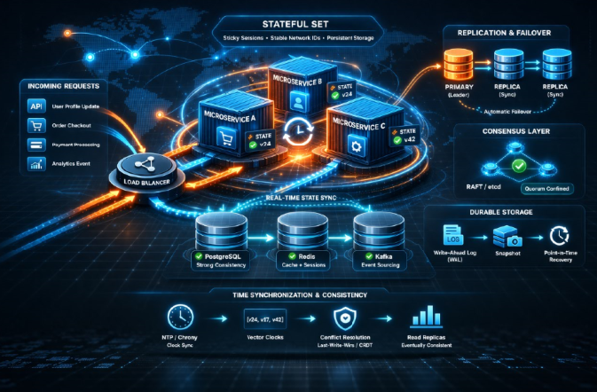 Digital студия Бюро Невозможного Москва | VPS 2026 для stateful микросервисов: управление состоянием и консистентность в распределённых системах