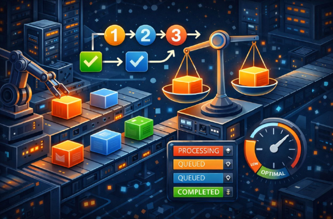 Digital студия Бюро Невозможного Москва | VDS 2026 для распределённых очередей задач: контроль нагрузки и порядок выполнения операций