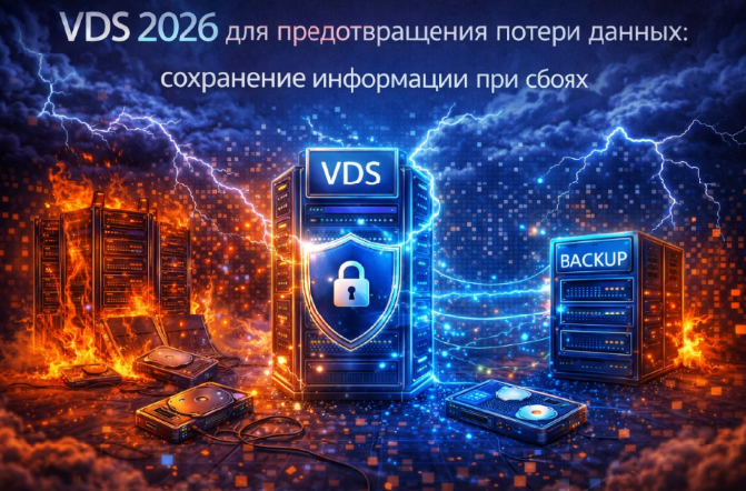 Digital студия Бюро Невозможного Москва | VDS 2026 для предотвращения потери данных: сохранение информации при сбоях