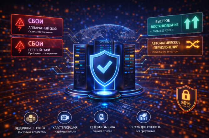 Digital студия Бюро Невозможного Москва | VPS 2026 для защиты от системных сбоев: как сохранить стабильность сервиса
