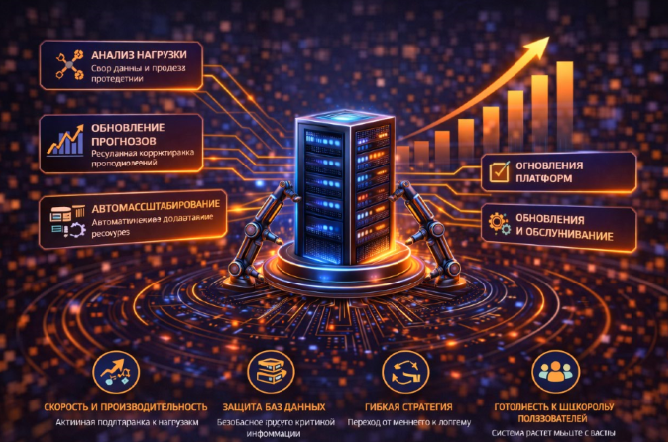 Digital студия Бюро Невозможного Москва | VPS 2026 для предсказания нагрузки: как система заранее готовится к росту пользователей