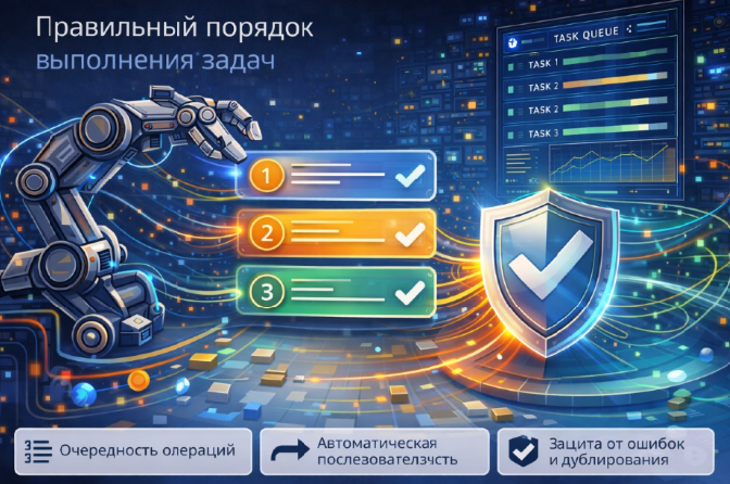 Digital студия Бюро Невозможного Москва | VDS для контроля очередности операций: правильный порядок выполнения задач