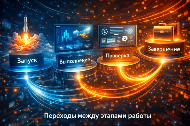 Digital студия Бюро Невозможного Москва | VPS 2026 для управления состояниями системы: контроль переходов между этапами работы