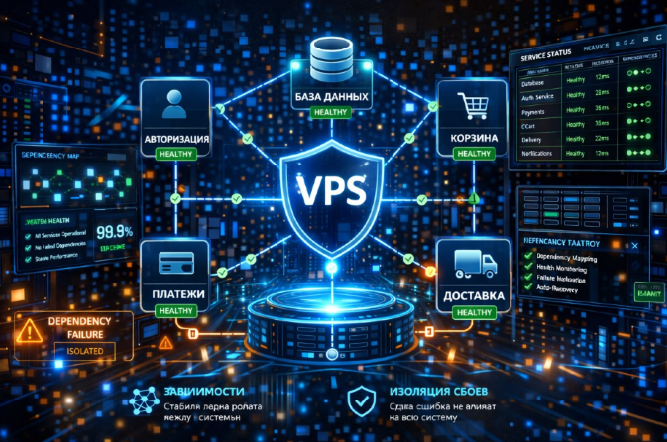 Digital студия Бюро Невозможного Москва | VPS 2026 для управления зависимостями между сервисами: стабильная работа всей системы