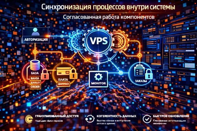 Digital студия Бюро Невозможного Москва | VPS 2026 для синхронизации процессов внутри системы: согласованная работа компонентов