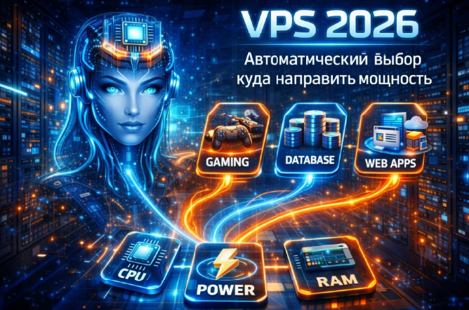 Digital студия Бюро Невозможного Москва | VPS 2026 для автоматического перераспределения ресурсов: система сама решает, куда дать мощность