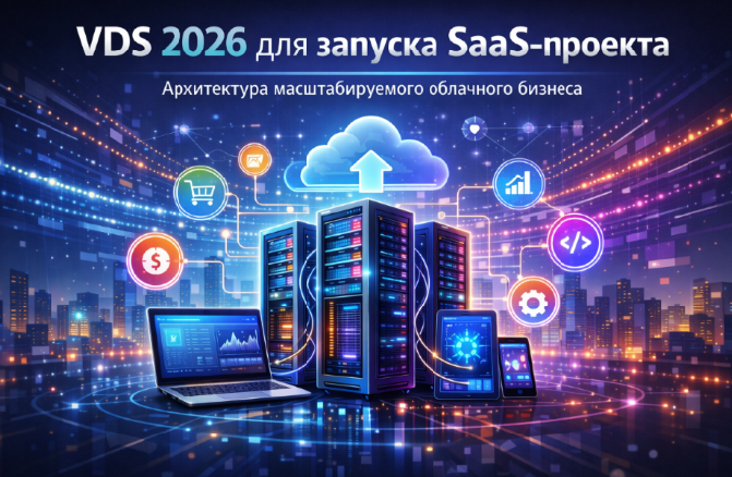 VDS 2026 для запуска SaaS-проекта: архитектура масштабируемого облачного бизнеса