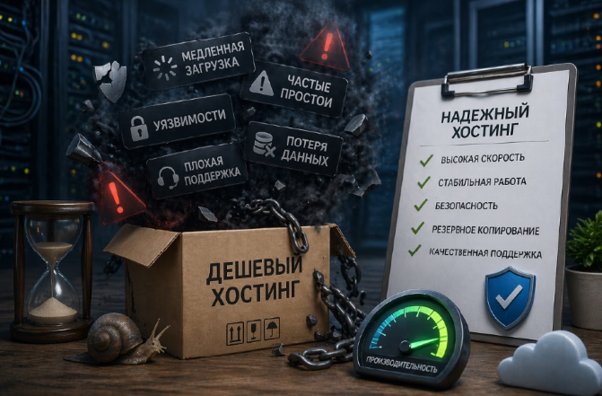 Digital студия Бюро Невозможного Москва | Дешевый хостинг для сайта в 2026 году: цена экономии и скрытые технологические риски