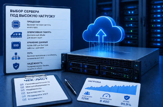 Digital студия Бюро Невозможного Москва | Хостинг для больших сайтов: как выбрать сервер под высокую нагрузку в 2026 году