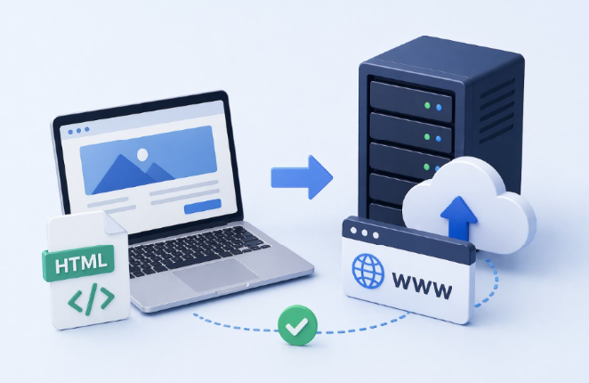Digital студия Бюро Невозможного Москва | Хостинг для HTML сайта: как разместить простой сайт в интернете в 2026 году