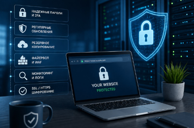 Digital студия Бюро Невозможного Москва | Как защитить сайт на хостинге от взлома и потери данных в 2026 году