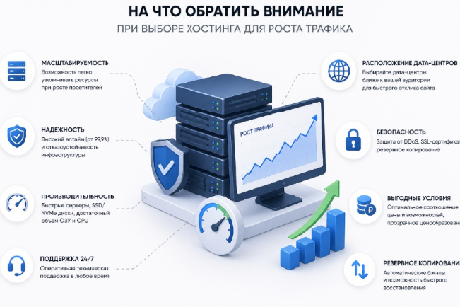 Digital студия Бюро Невозможного Москва | Как выбрать хостинг для сайта, если вы планируете рост трафика в будущем