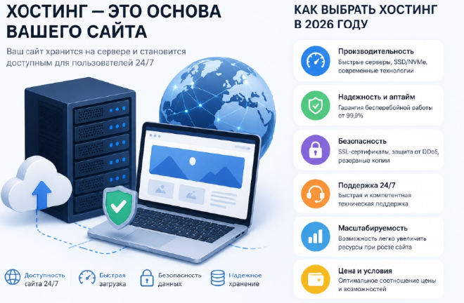 Digital студия Бюро Невозможного Москва | Хостинг для сайта: что это такое и как выбрать в 2026 году