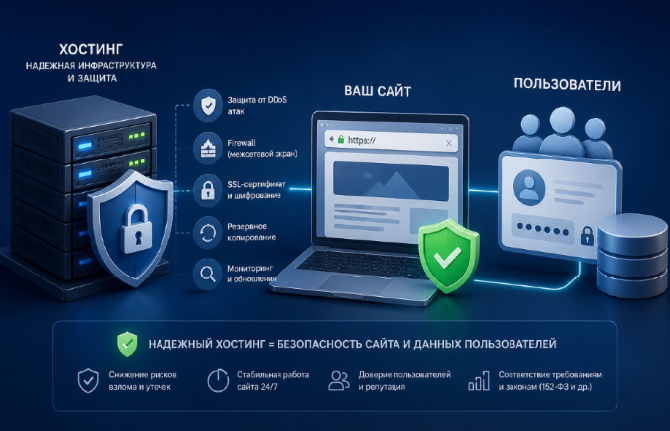Digital студия Бюро Невозможного Москва | Как хостинг влияет на безопасность сайта и защиту пользовательских данных