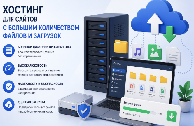 Digital студия Бюро Невозможного Москва | Какой хостинг подойдет для сайта с большим количеством файлов и загрузок: инженерный аудит в 2026 году