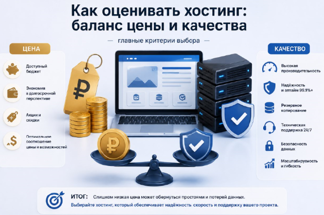 Digital студия Бюро Невозможного Москва | Что важнее при выборе хостинга: цена или качество
