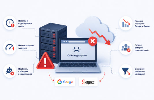 Digital студия Бюро Невозможного Москва | Почему нестабильный хостинг может мешать продвижению сайта в Google и Яндекс Digital студия Бюро Невозможного Москва | Почему нестабильный хостинг может мешать продвижению сайта в Google и Яндекс