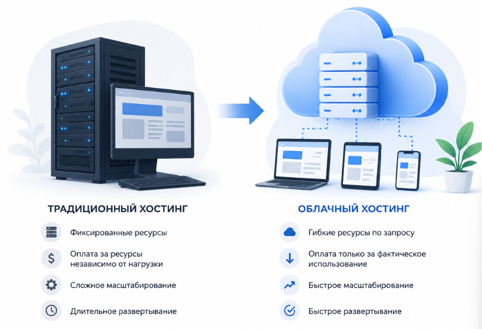 Digital студия Бюро Невозможного Москва | Почему облачный хостинг становится популярнее традиционных решений Digital студия Бюро Невозможного Москва | Почему облачный хостинг становится популярнее традиционных решений
