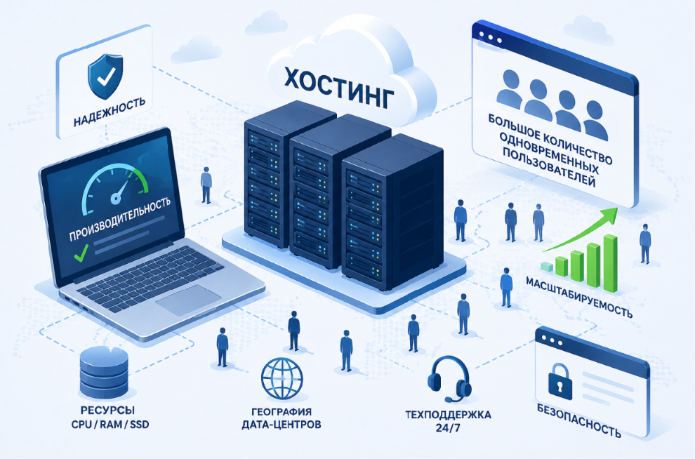 Digital студия Бюро Невозможного Москва | Как выбрать хостинг для сайта с большим количеством одновременных пользователей