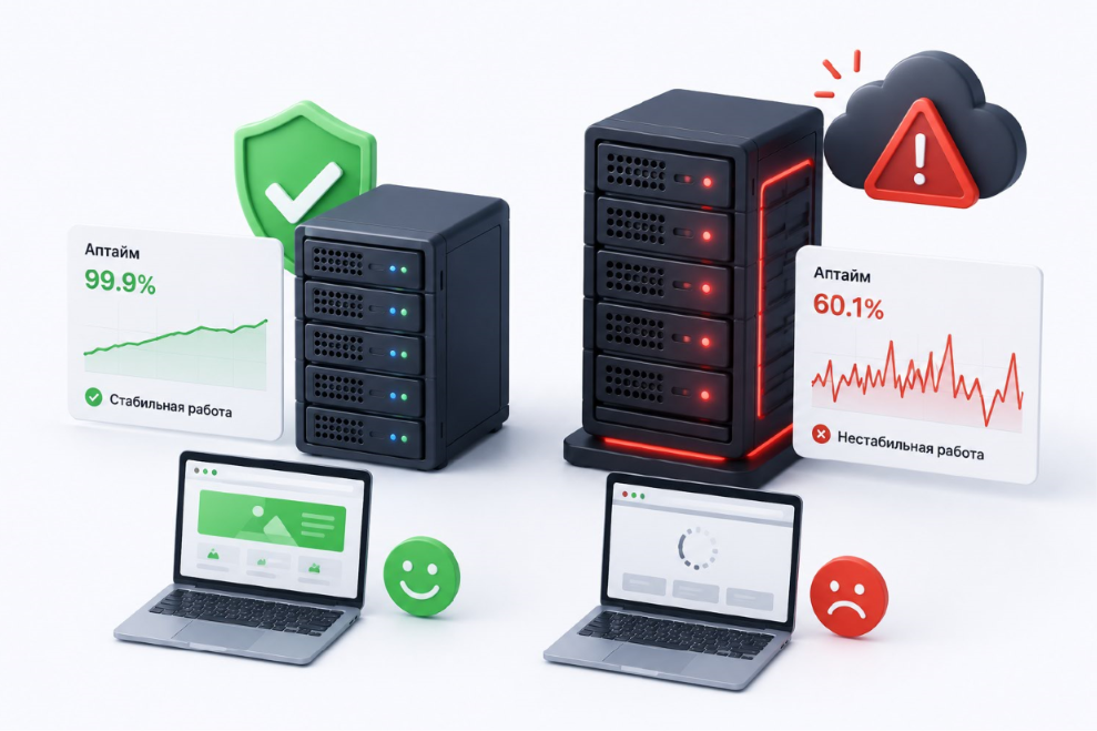 Digital студия Бюро Невозможного Москва | Почему стабильность сервера важнее высокой мощности хостинга