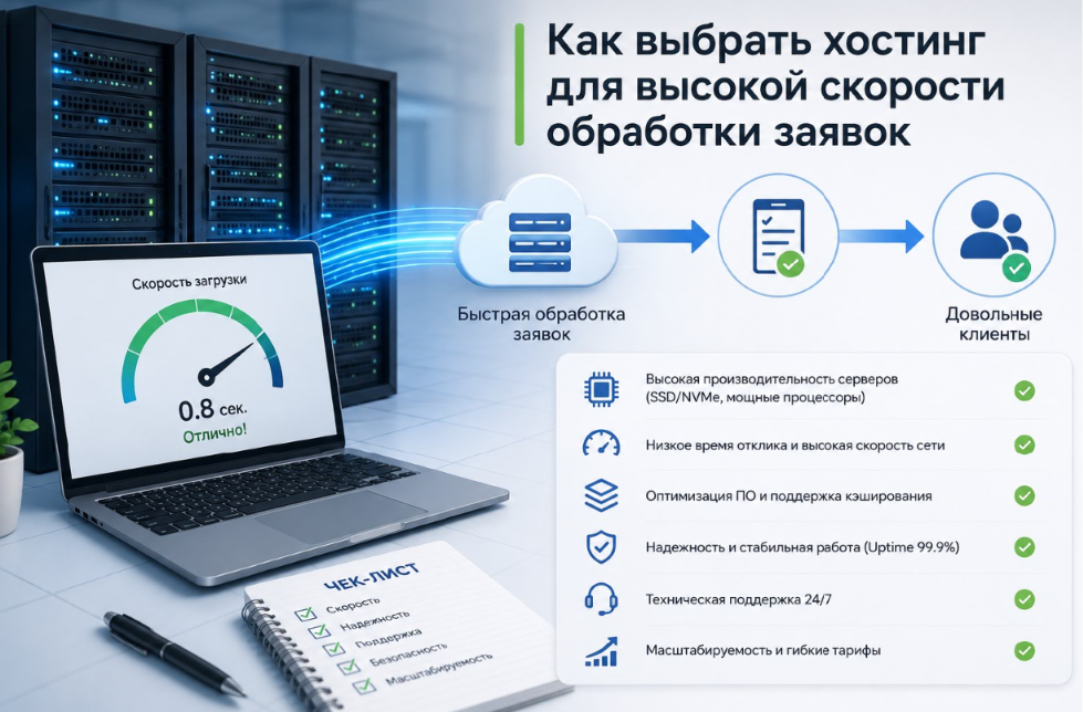 Digital студия Бюро Невозможного Москва | Как выбрать хостинг для сайта с высокой скоростью обработки заявок