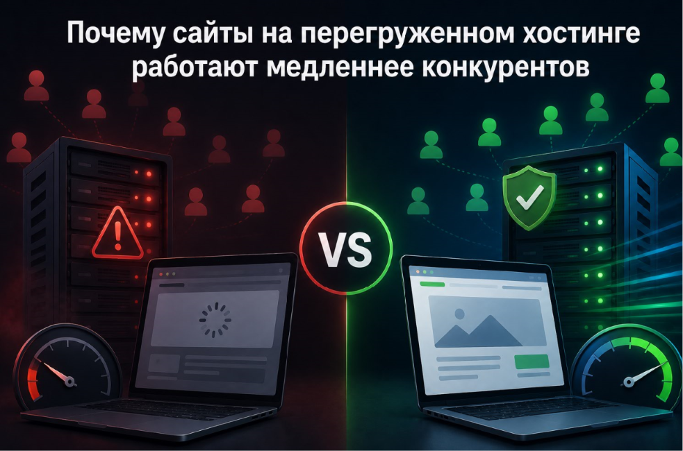 Digital студия Бюро Невозможного Москва | Почему сайты на перегруженном хостинге работают медленнее конкурентов