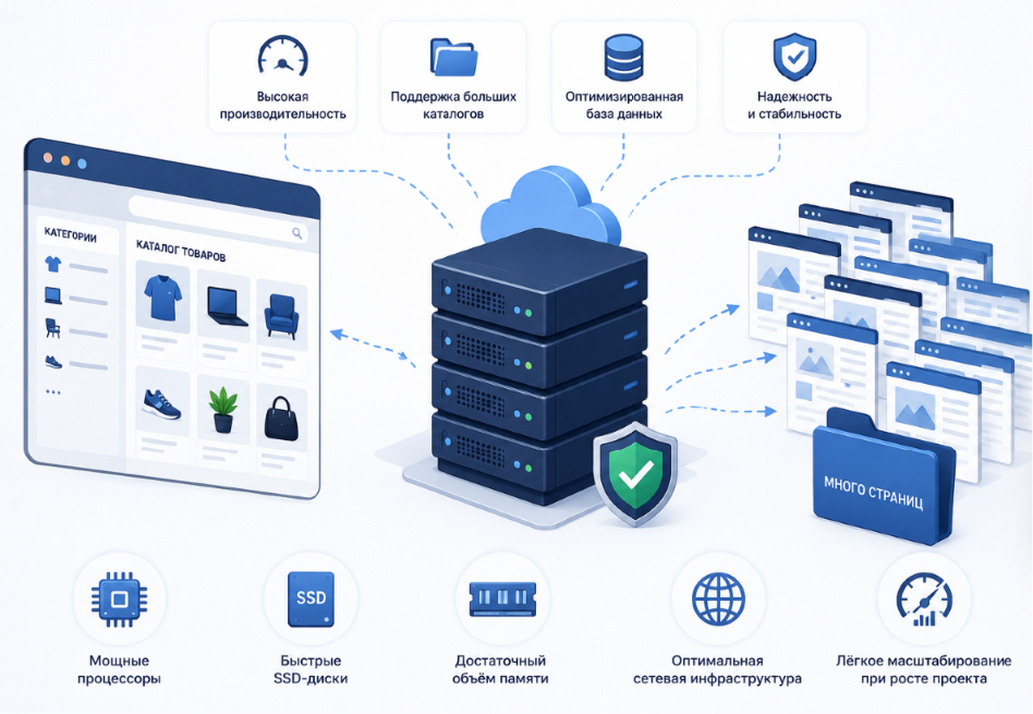 Digital студия Бюро Невозможного Москва | Какой хостинг лучше подходит для сайтов с каталогами и большим количеством страниц